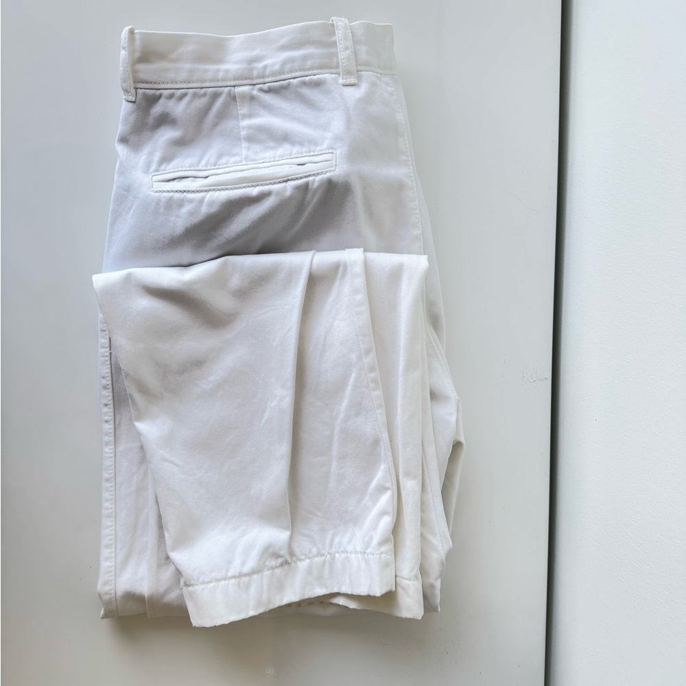 White Casual Pants